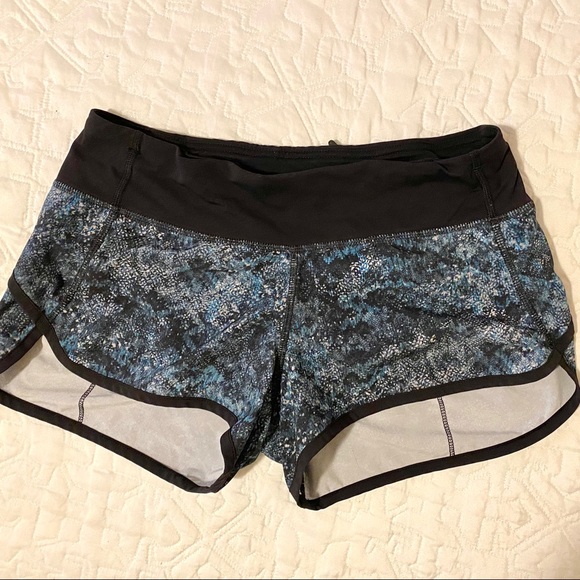 Lululemon Speed Short 2 1/2”, Fairisle Multi Black - Picture 5 of 9